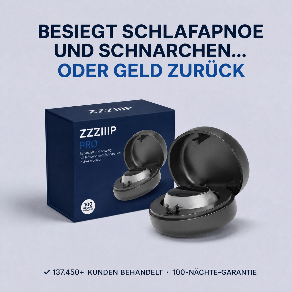 Behebt Schnarchen und Schlafapnoe