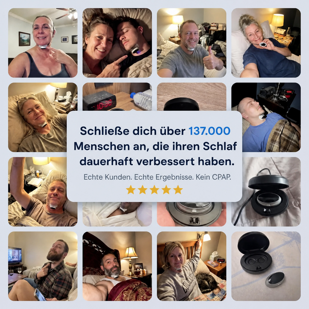 Behebt Schnarchen und Schlafapnoe