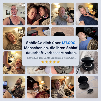 Behebt Schnarchen und Schlafapnoe