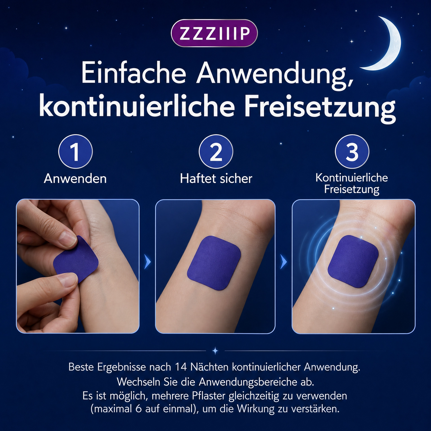 ZZZIIIP® Schlaf-Pflaster