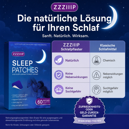ZZZIIIP® Schlaf-Pflaster