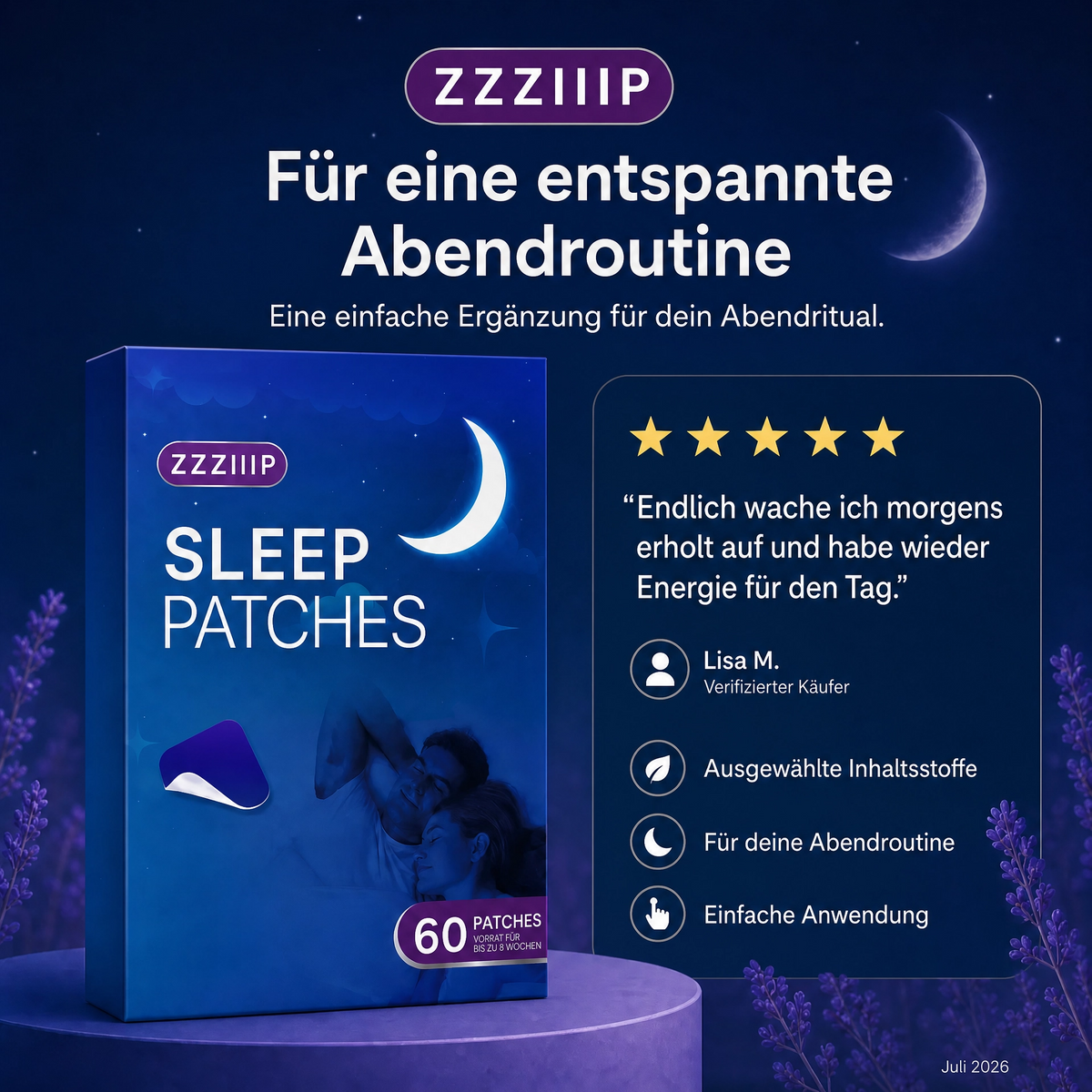 ZZZIIIP® – Ruhige Abendroutine 🌙